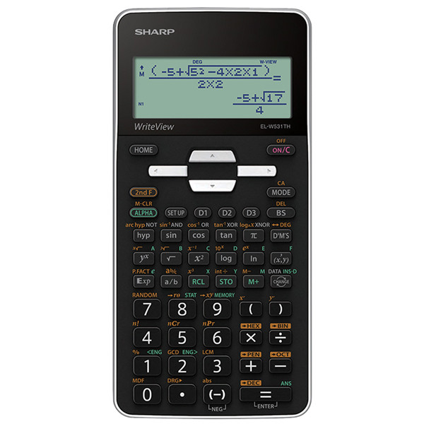 Sharp - Calcolatrice Scientifica EL-W531TH - Bianco - ELW531THWH
