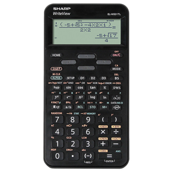 Sharp - Calcolatrice Scientifica EL-W531TL - Nero - ELW531TLBBK