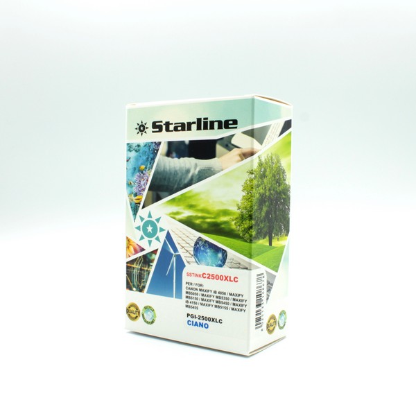 Starline - Cartuccia ink - per Canon - Ciano - PGI-2500XLC - 21 ml