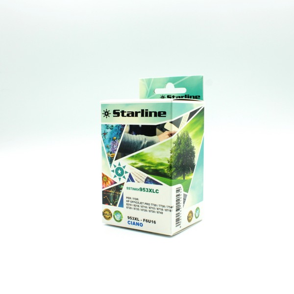 Starline - Cartuccia ink - per Hp - Ciano - HPF6U16AE - 953XL 26ml