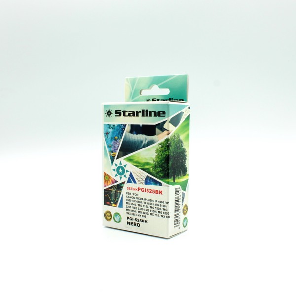 Starline - Cartuccia ink - per Hp - Nero - PG 525BK - 19,4ml