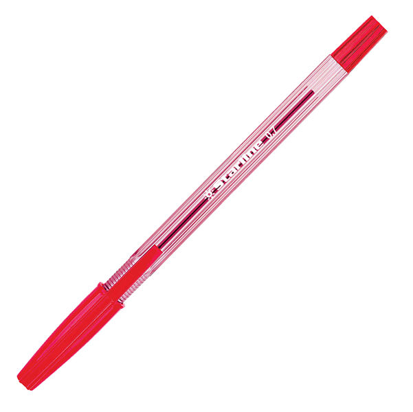 Penna a sfera con cappuccio  - punta fine 0,7mm  - rosso - Starline -  conf. 50 pezzi