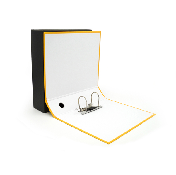Registratore Starbox sfuso - dorso 8 cm - protocollo 23 x 33 cm - giallo - Starline
