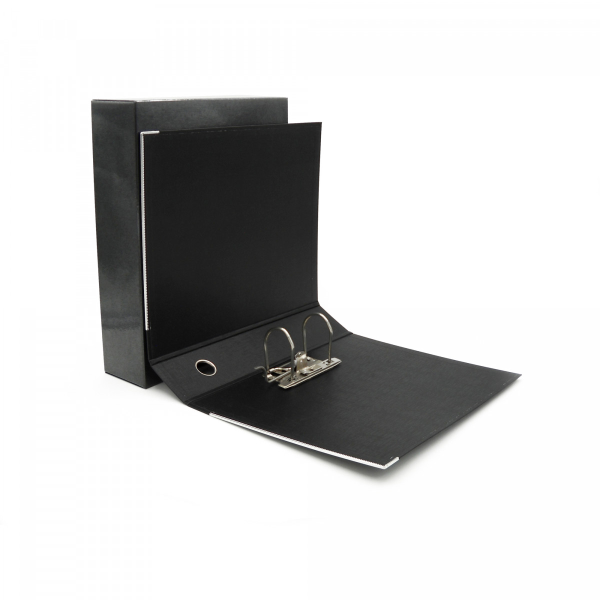 Registratore Kingbox - dorso 8 cm - protocollo 23 x 33 cm - nero - Starline