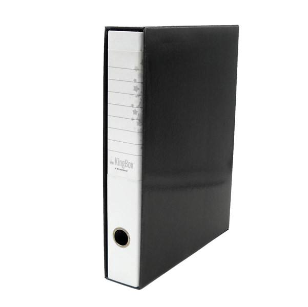 Registratore Kingbox - dorso 5 cm - protocollo 23 x 33 cm - bianco - Starline