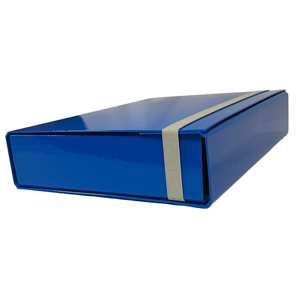 Cartella progetto - con elastico - dorso 7 cm - azzurro - Starline