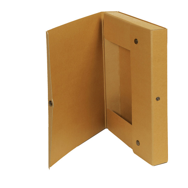Scatola progetto - dorso 6 cm - 25 x 35 cm - cartone FSC - avana - Starline