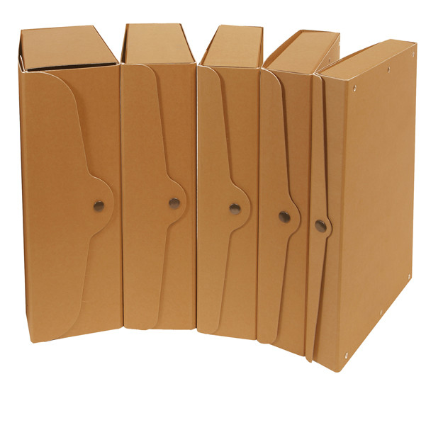 Scatola progetto - dorso 12 cm - 25 x 35 cm - cartone FSC - avana - Starline