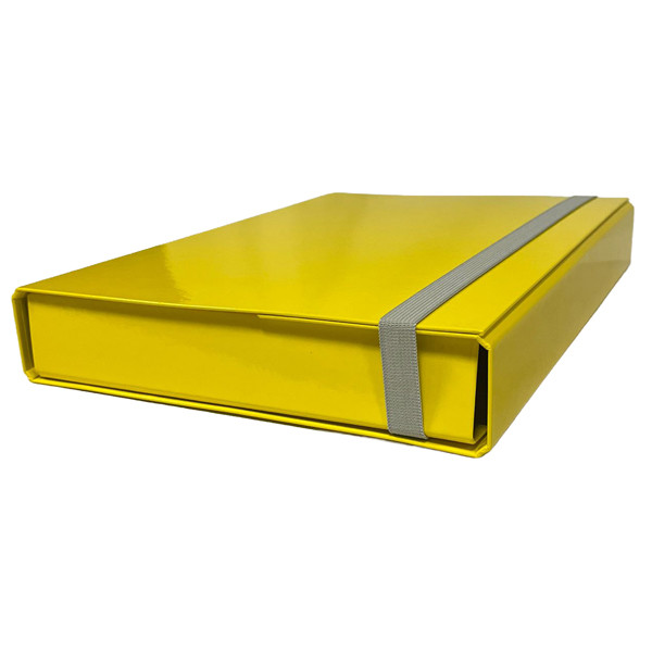 Cartella progetto - con elastico - dorso 5 cm - giallo - Starline