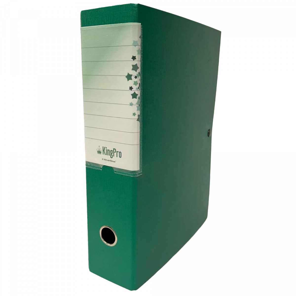 Scatola progetto KingPro - con portaetichetta - dorso 6 cm - verde - Starline