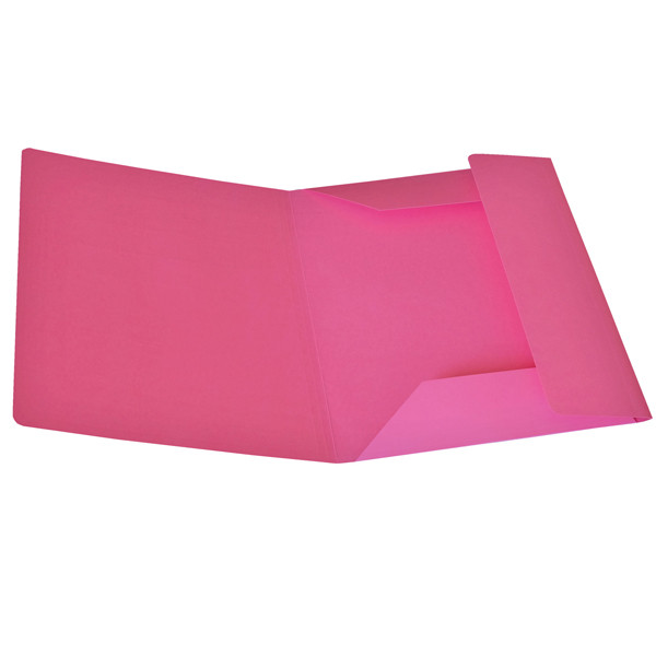 Cartellina 3 lembi - 200 gr - 25 x 34,5 cm - cartoncino bristol - ciclamino - Starline - conf. 25 pezzi