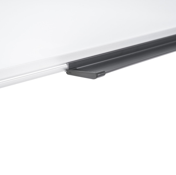 Lavagna magnetica - 90 x 120 cm - superficie in acciao laccato - cornice in alluminio - bianco - Starline