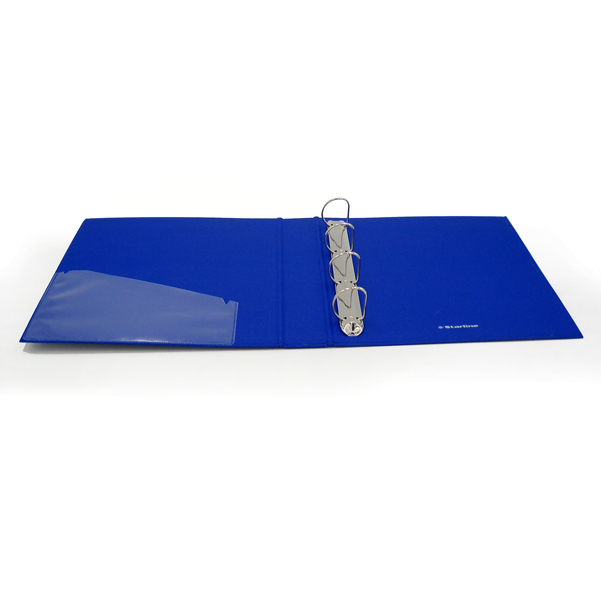 Raccoglitore personalizzabile KingShow - 4 anelli a D 40 mm - dorso 5 cm - 22x30 cm - blu -Starline