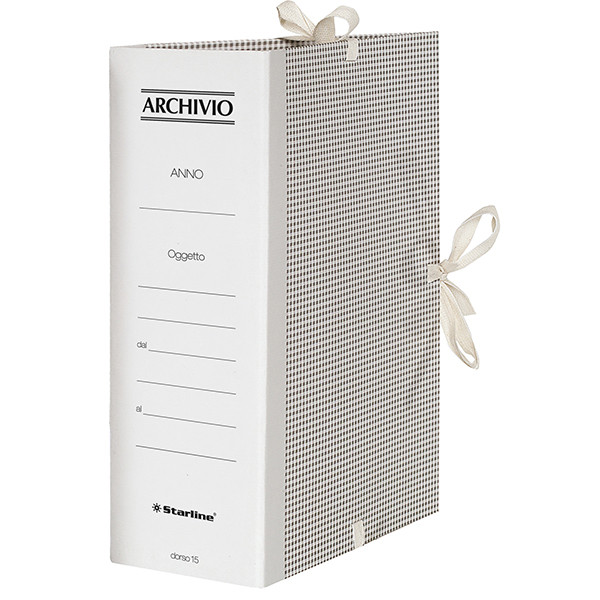 Faldone - lacci incollati - tela - 35 x 25 cm - dorso 15 cm - Starline
