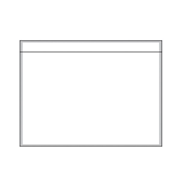 Busta adesiva portadocumenti - senza stampa - C5 (23 x 15 cm) - carta - trasparente - Eco - Starline - conf. 250 pezzi