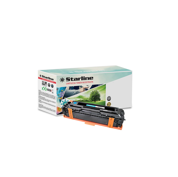 Starline - Toner Ricostruito - per Hp - Ciano - CB541A - 1.400 pag