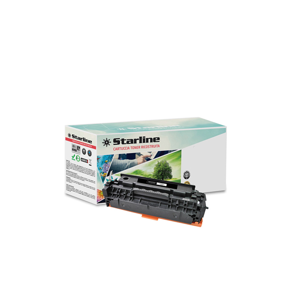 Starline - Toner Ricostruito - per Hp - Nero - CC530A - 3.500 pag