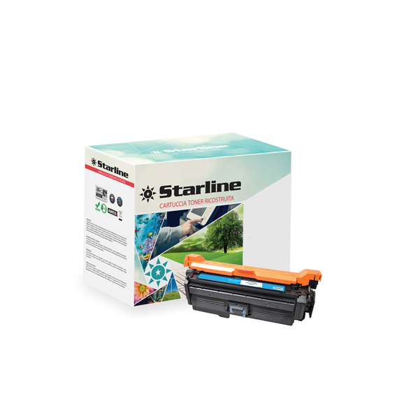 Starline - Toner Ricostruito - per Hp - Ciano - CE261A - 11.000 pag