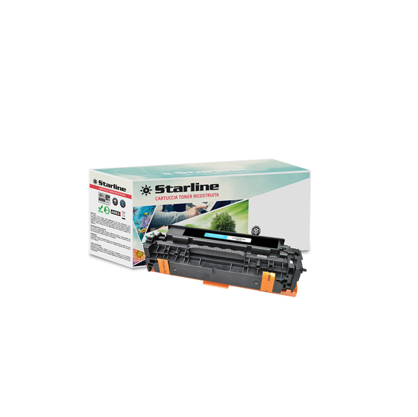Starline - Toner Ricostruito - per Hp - Ciano - CE411A - 2.600 pag