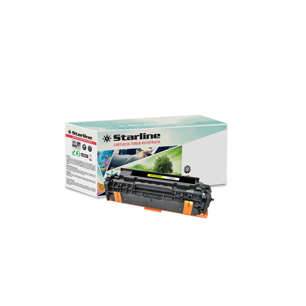Starline - Toner Ricostruito - per Hp - Giallo - CE412A - 2.600 pag