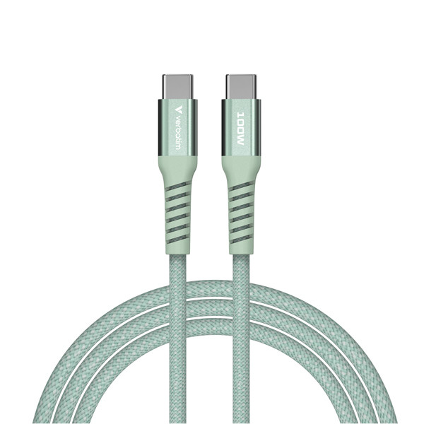 Verbatim - Cavo USB-C to USB-C 100W - Verde - 31855 - 120m