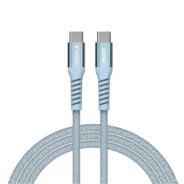 Verbatim - Cavo USB-C to USB-C 100W - Blu - 31856 - 120cm