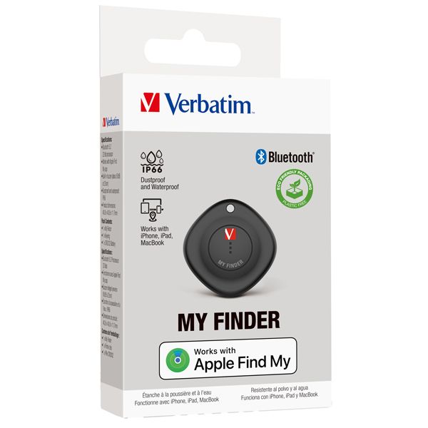 My Finder Nero Bluetooth Tracker-Confezione singola _Verbatim
