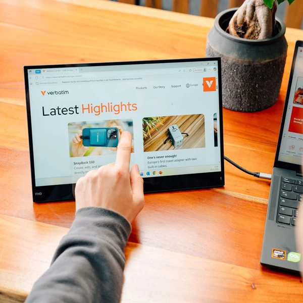 Monitor portatile - 14"- FHD Touchscreen LIGHT - Verbatim