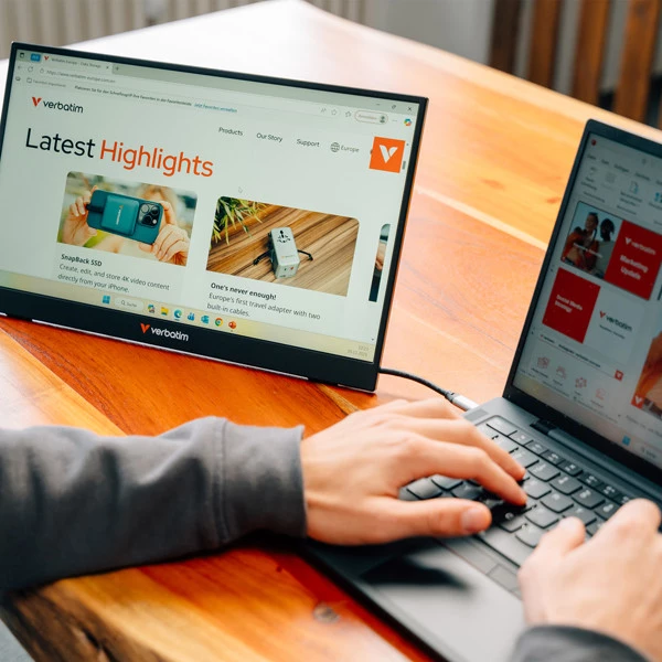 Monitor - portatile - 15.6" - FHD LIGHT - Verbatim