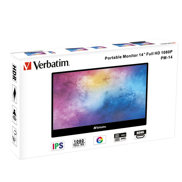 Verbatim Monitor Portatile 14'' Full HD 1080p