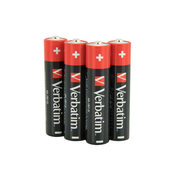 Pila ministilo AAA - 1,5V - alcaline - 49874 - Verbatim - blister 10 pezzi