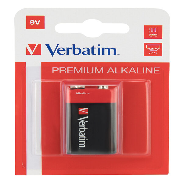 Verbatim - Pila alkalina torcia - 49924 - 9V