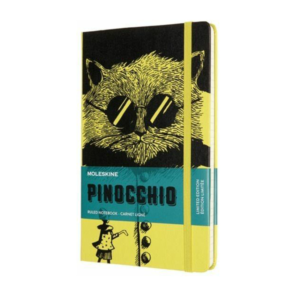 Moleskine Taccuino a Righe Pinocchio Gatto Ed. Limitata