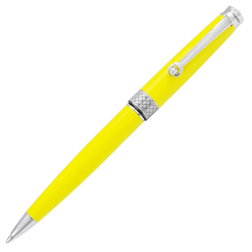Penna regalo Montegrappa Piacere Sfera Gialla San Miniato aperta
