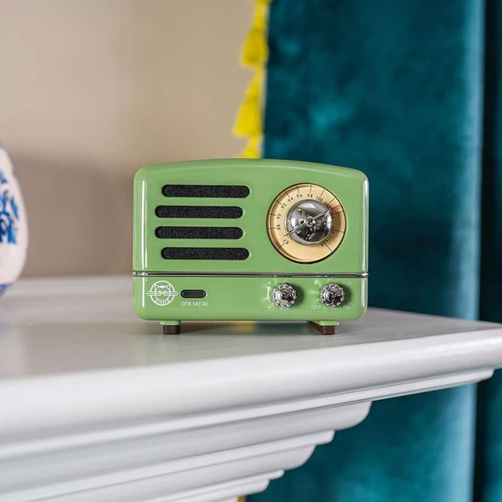 Muzen Mini Speaker e Radio Portatile Bluetooth Otr Metal Verde | Lema Regalo