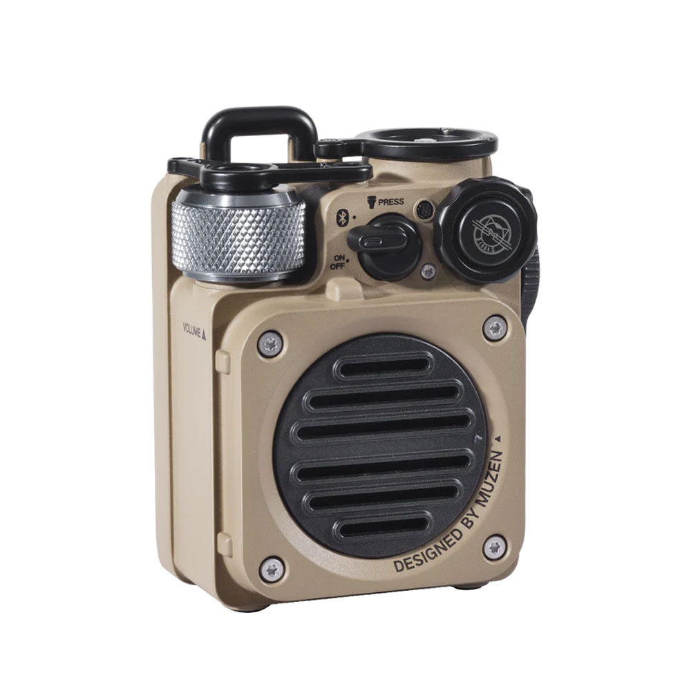 Muzen Mini Speaker Portatile Bluetooth Waterproof Wild Linus Taupe | Lema