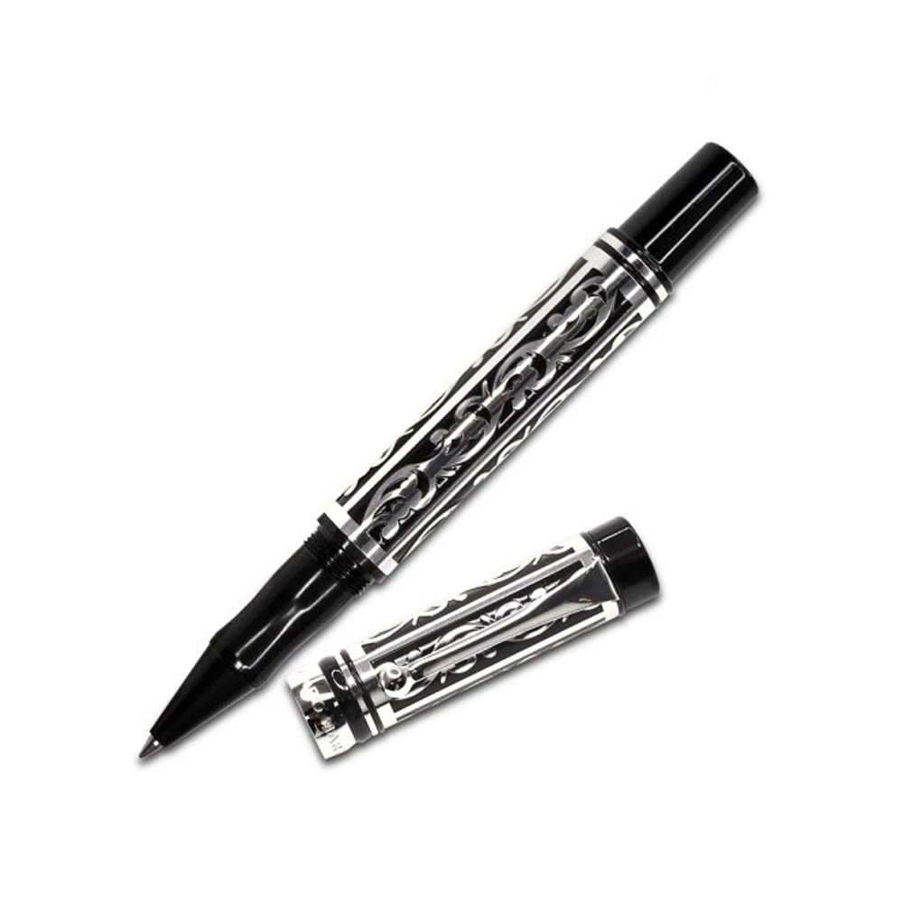 Penna Roller Campo Marzio Filigree Silver Diners Argento