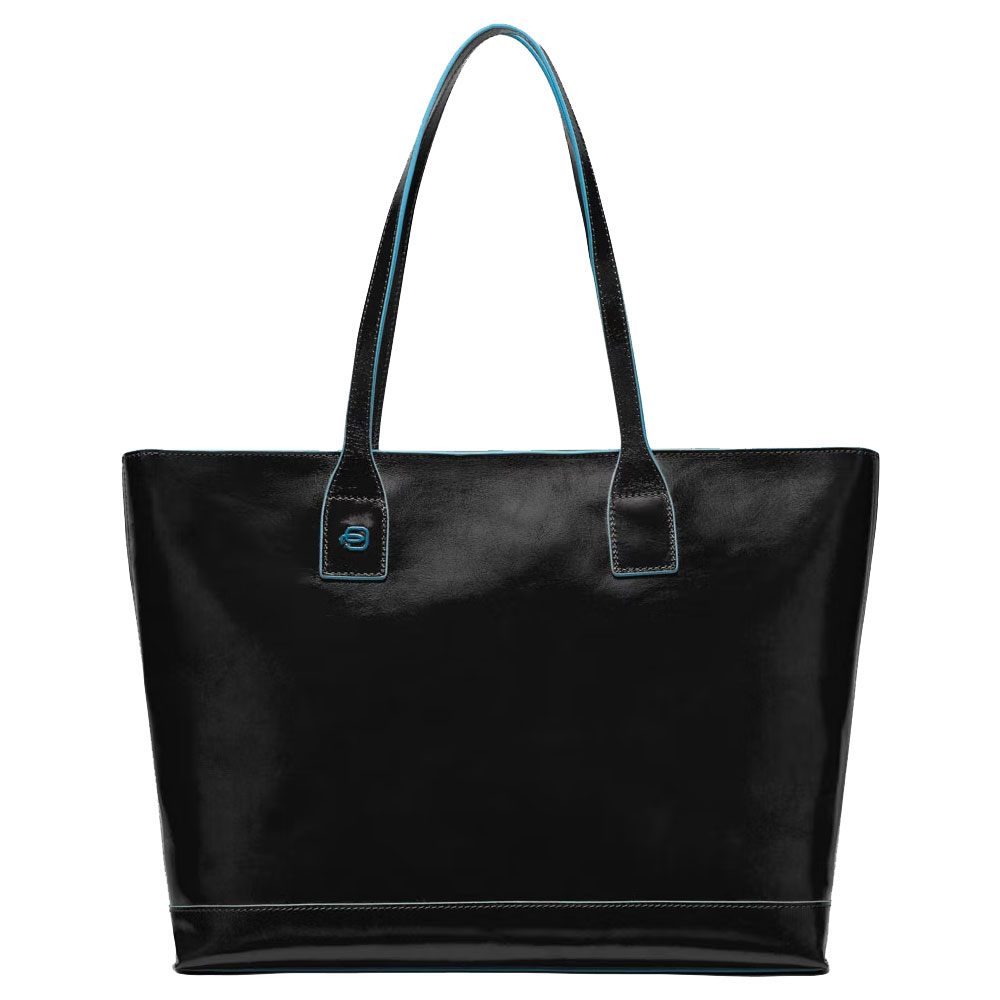 Shopping Bag Piquadro Blue Square Nera BD3336B2 con Regalo