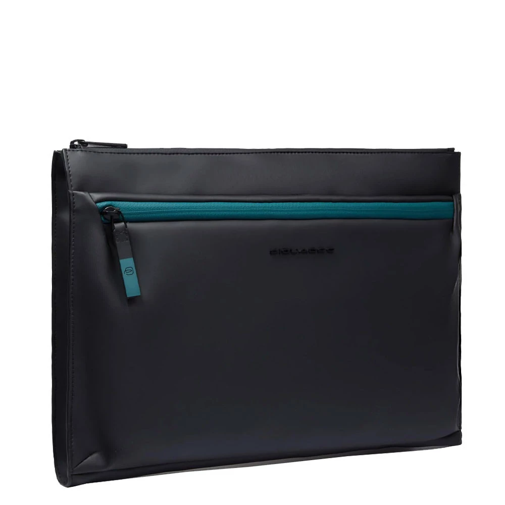 Pochette Piatta Tessuto Gommato Piquadro Corner 2.0 Blu AC6369OW