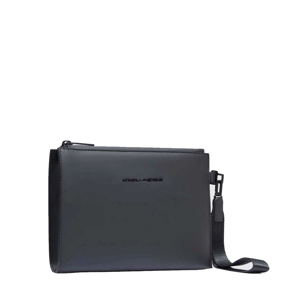 Pochette Tessuto Gommato Piquadro Corner 2.0 Nera AC6833C2OW