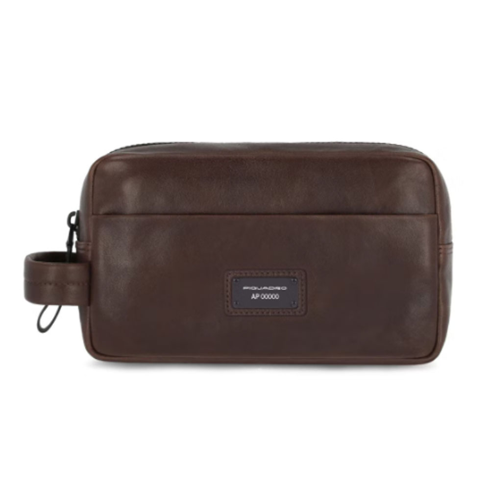 Pochette con Zip Piquadro Harper Testa di Moro AC5766AP/TM | Lema Regalo