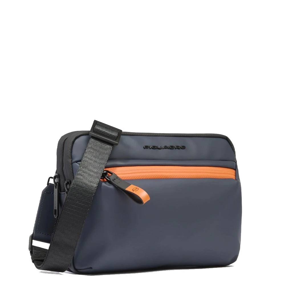 Pochette con Tracolla Piquadro Corner 2.0 Blu AC6492C2OW