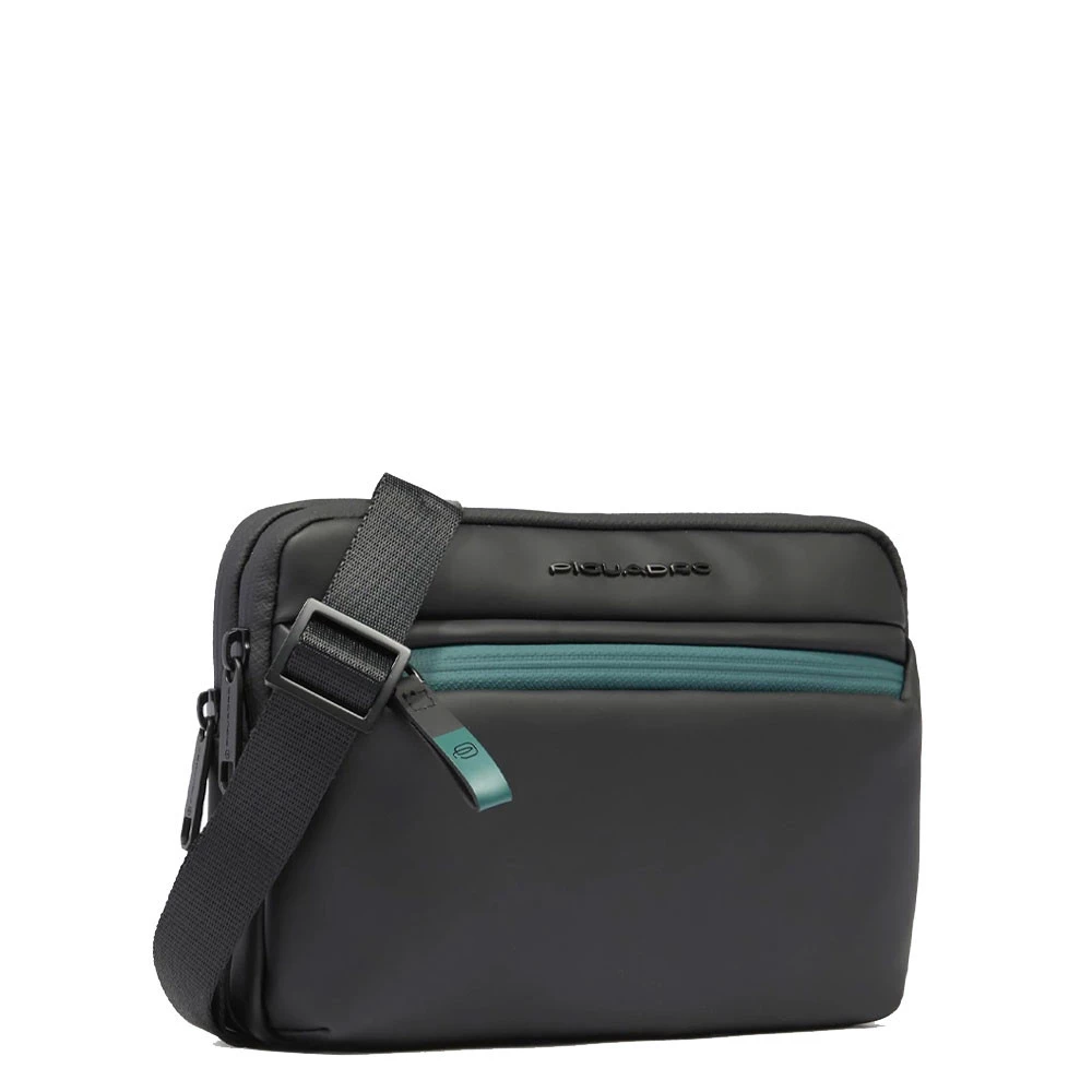 Pochette con Tracolla Piquadro Corner 2.0 Nera AC6492C2OW