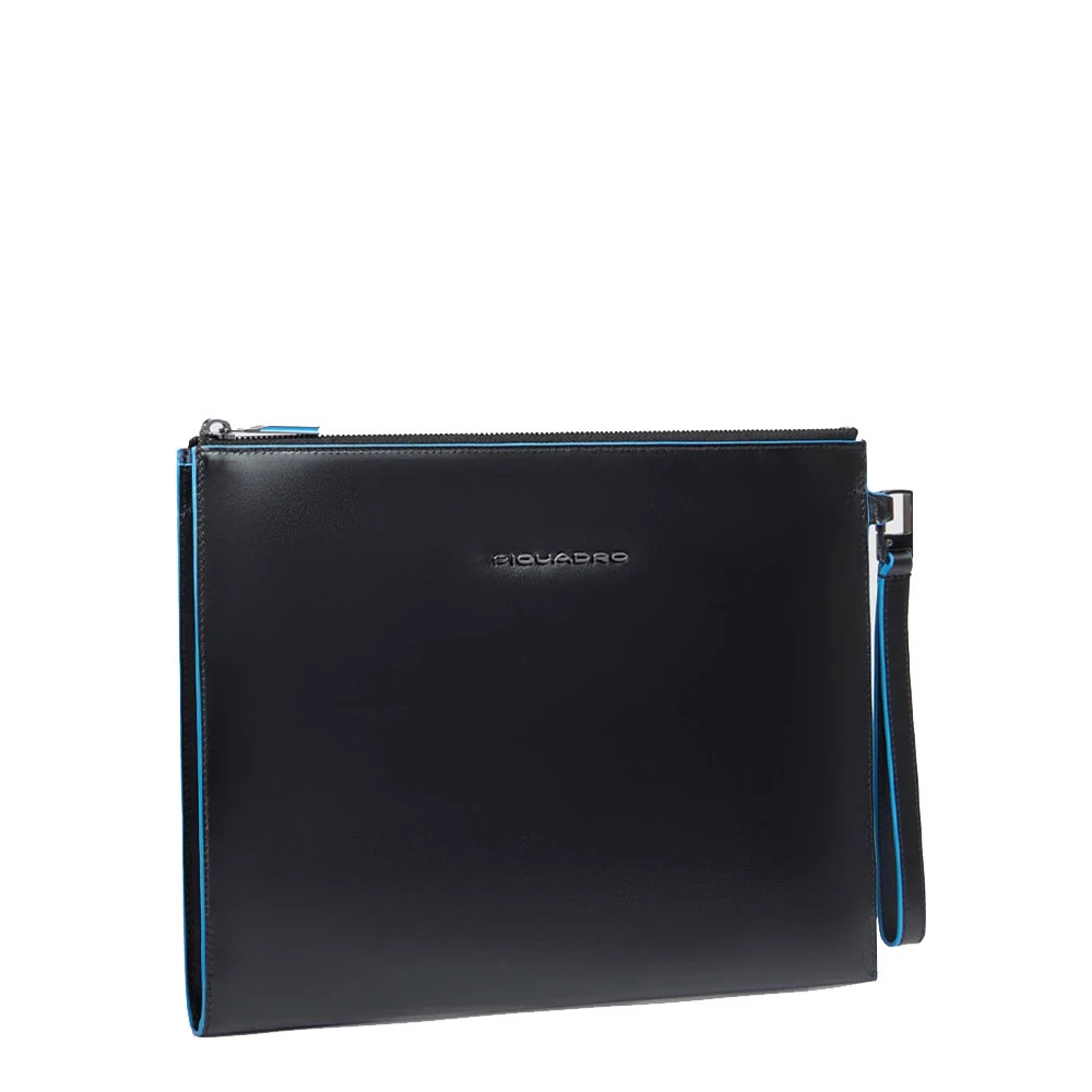 Pochette Uomo Porta Tablet Piquadro Blue Square Nera AC6510B2