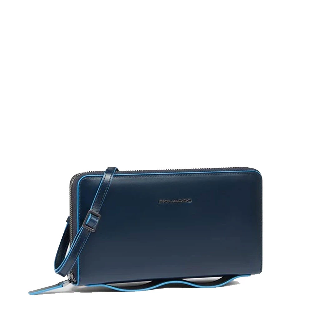 Portafoglio con Tracolla Piquadro Blue Square Blu AC6732B2R