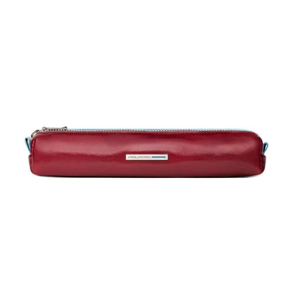 Portapenne Piquadro Rosso Blue Square AC974B2/R | Lema Regalo