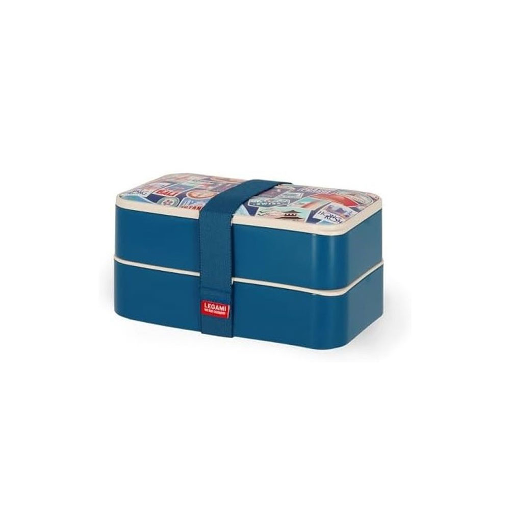 Contenitore Porta Pranzo Legami 1200 ml - Travel Stickers - Lunch Box