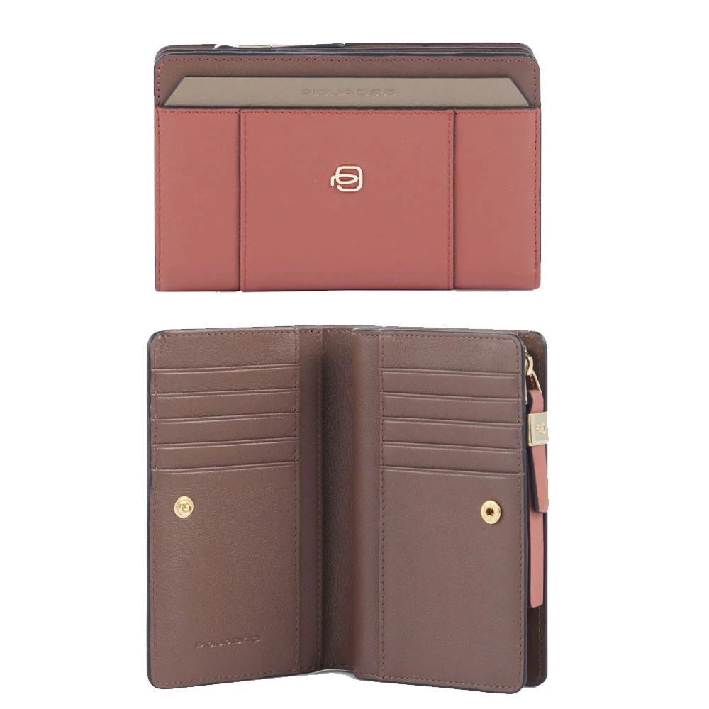 Portafoglio Donna Piquadro Circle Arancio/Marrone PD6661W92R