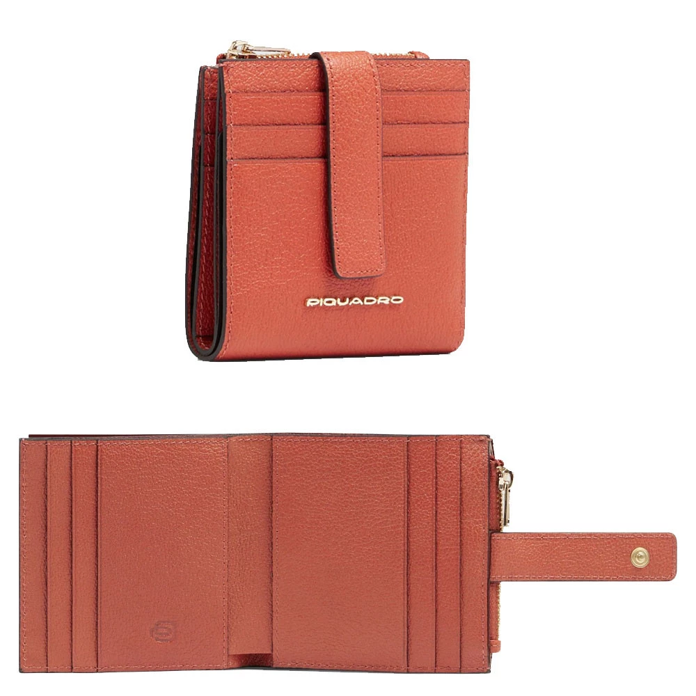 Portacarte con Portamonete Piquadro Patricia Arancione PP6843W140R