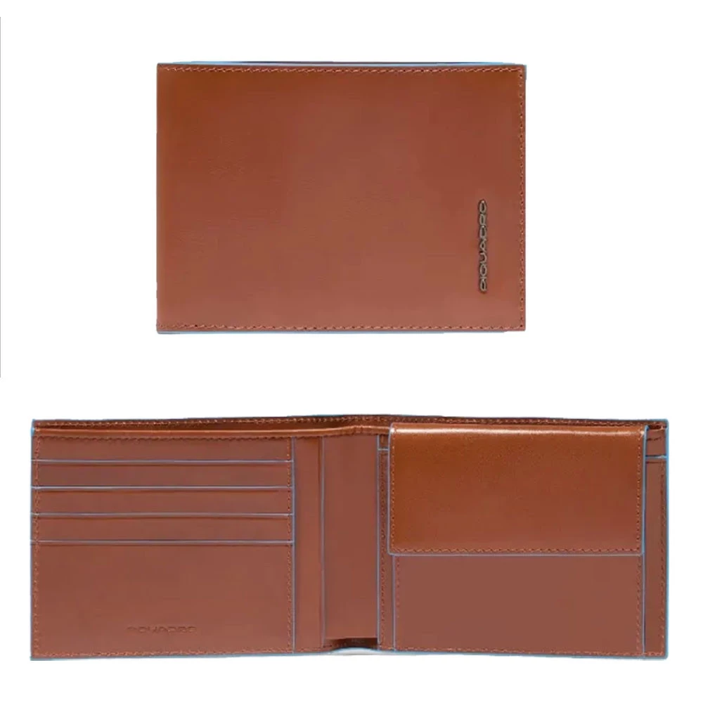 Portafoglio Uomo Piquadro Blue Square Marrone PU257B2R
